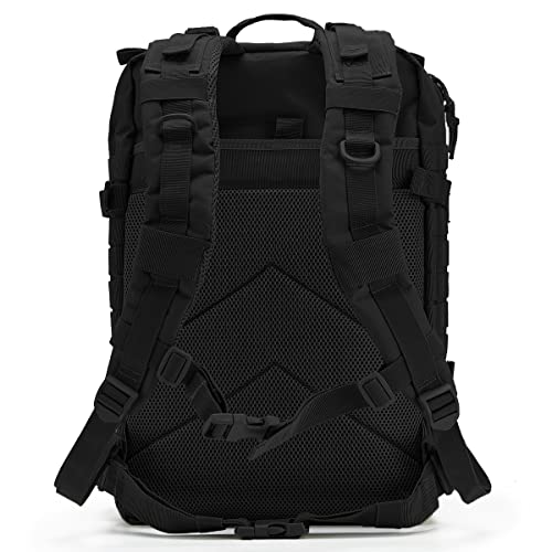 QT&QY 45L Military Tactical Backpacks For Men Camping Hiking Trekking Daypack Bug Out Bag Lage MOLLE 3 Day Assault Pack