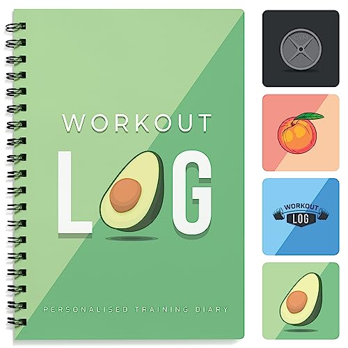 Workout Planner for Daily Fitness Tracking & Goals Setting - A5 Size, 6” x 8” - Men & Women Personal Home & Gym Training Diary - Log Book Journal - by Workout Log Gym