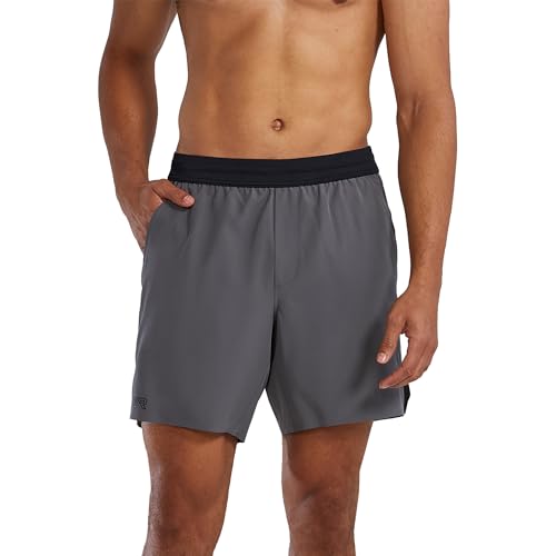TYR Mens Athletic Performance Workout Lined Short 7" Shorts