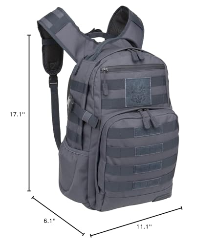 Samurai Tactical Tactical Day Pack Backpack for Everyday, Turbulence, One Size