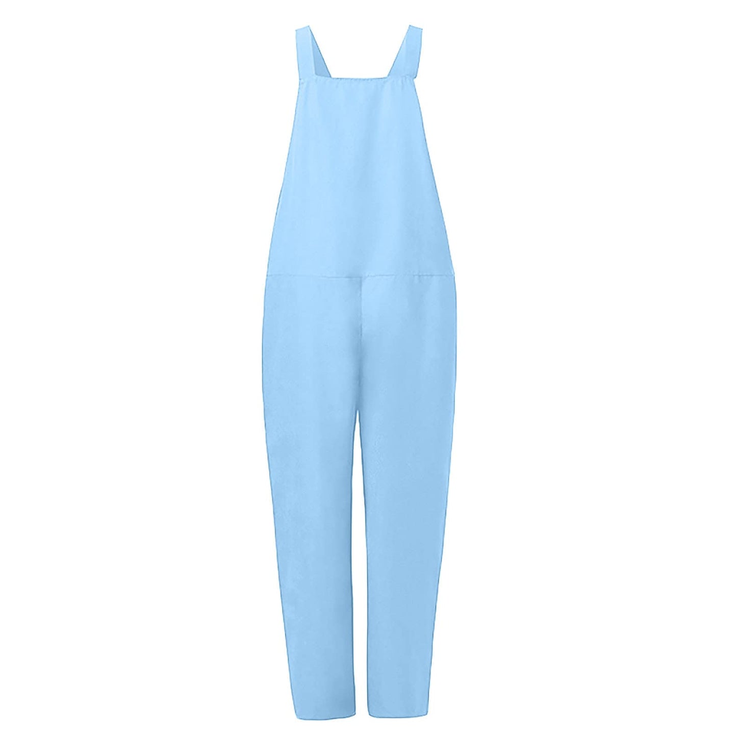 ESCBUKI Deals Ofthe Day Clearance Prime Prime Deals of The Day Linen Jumpsuits for Women Solid Wide Leg Jumpsuit Loose Fit Bib Overalls Jumpsuit Summer Womens Causal Overalls Casual Jumpsuits