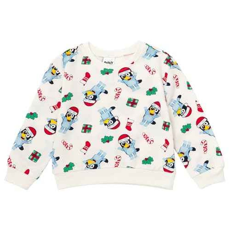 Bluey Halloween Christmas Fleece Sweatshirt and Jogger Pants Outfit Set Toddler to Big Kid Sizes (2T - 10-12)