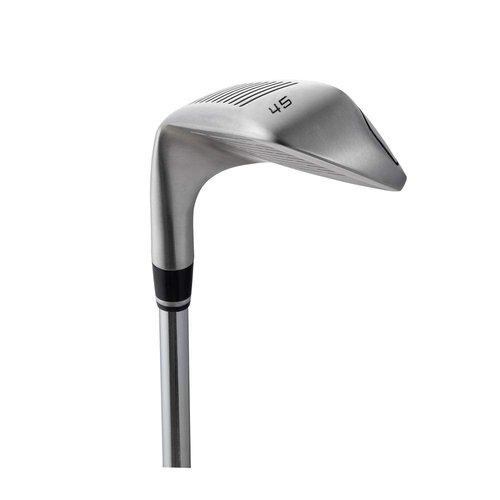 MAZEL Golf Pitching & Chipper Wedge,Right Handed,35,45,55 Degree Available for Men & Women (Right, Stainless Steel (Black Head), S, 45)