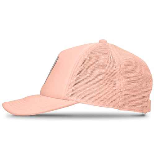Timberland Monochrome Kids Trucker Hat for Girls Ages 7-14, Breathable and Adjustable Snapback Mesh Cap, One Size
