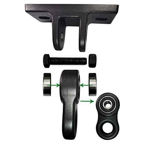 Heavy Duty Black Swing Hangers Screws Bolts Included Over 5000 lb Capacity Playground Porch Yoga Seat Trapeze Wooden Sets Indoor Outdoor 2 Pack