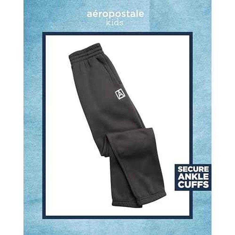 AEROPOSTALE Boys Sweat Set - 3 Piece Pullover Boys Hoodie Puffer Vest and Jogger Sweatpants Kids Youth Matching Set (8-12)