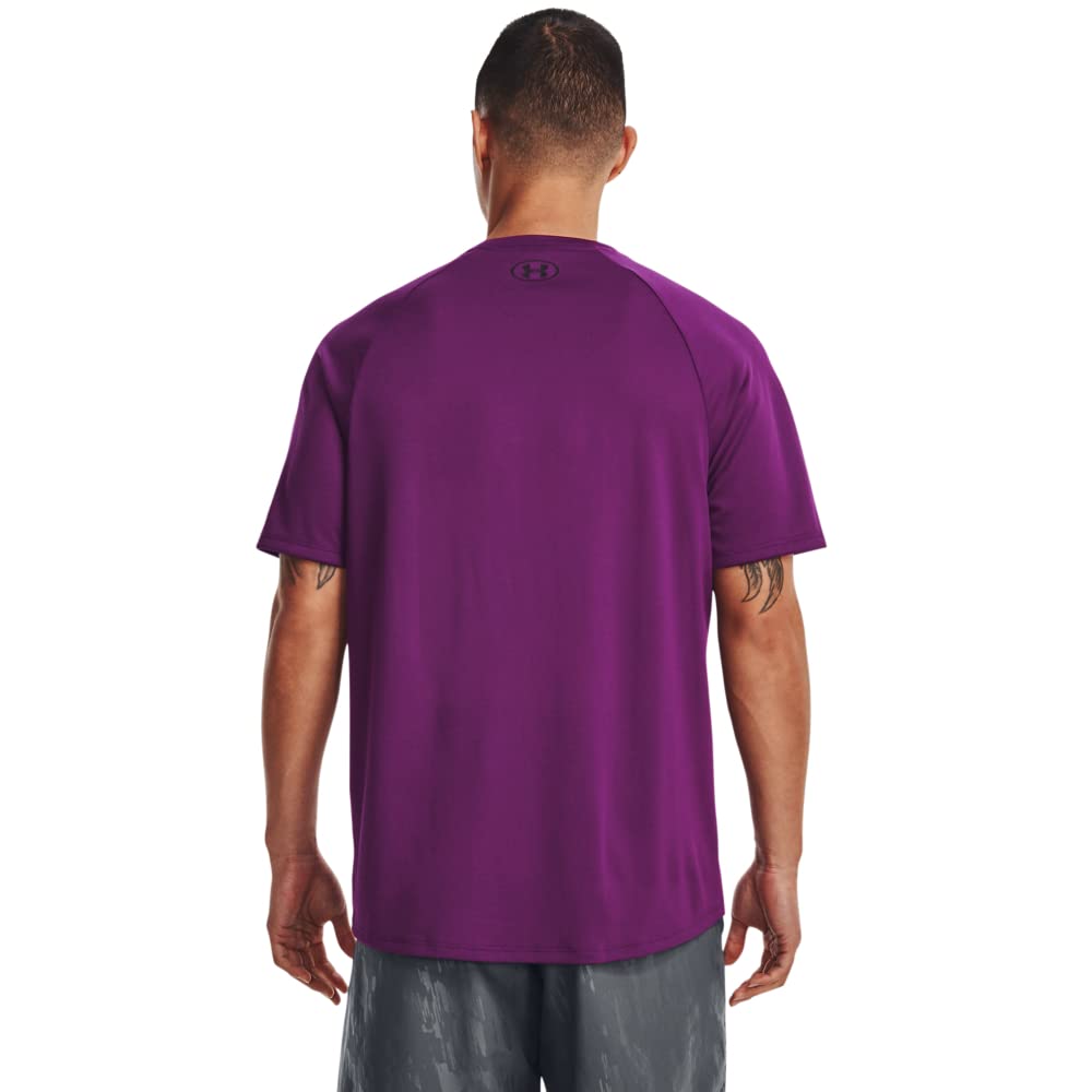 Under Armour Men's Tech 2.0 Short-Sleeve T-Shirt, (514) Rivalry / / Black, Medium