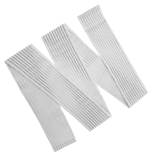 Elastic Lower Leg Calf Compression Support Bandage Sleeve Wrap for Women and Man, Shin Splint Guard for Football Runner, Basketball, Volleyball, Calf Pain Relief, Adjustable Plus Size (White)