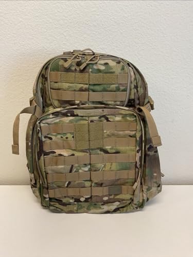 5.11 Tactical Backpack – Rush 24 2.0 – Pack and Laptop Compartment, 37 Liter, Medium, Style 56564 – Multicam