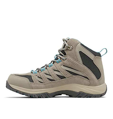 Columbia womens Crestwood Mid Waterproof Boot Hiking Shoe, New Olive, 7 US