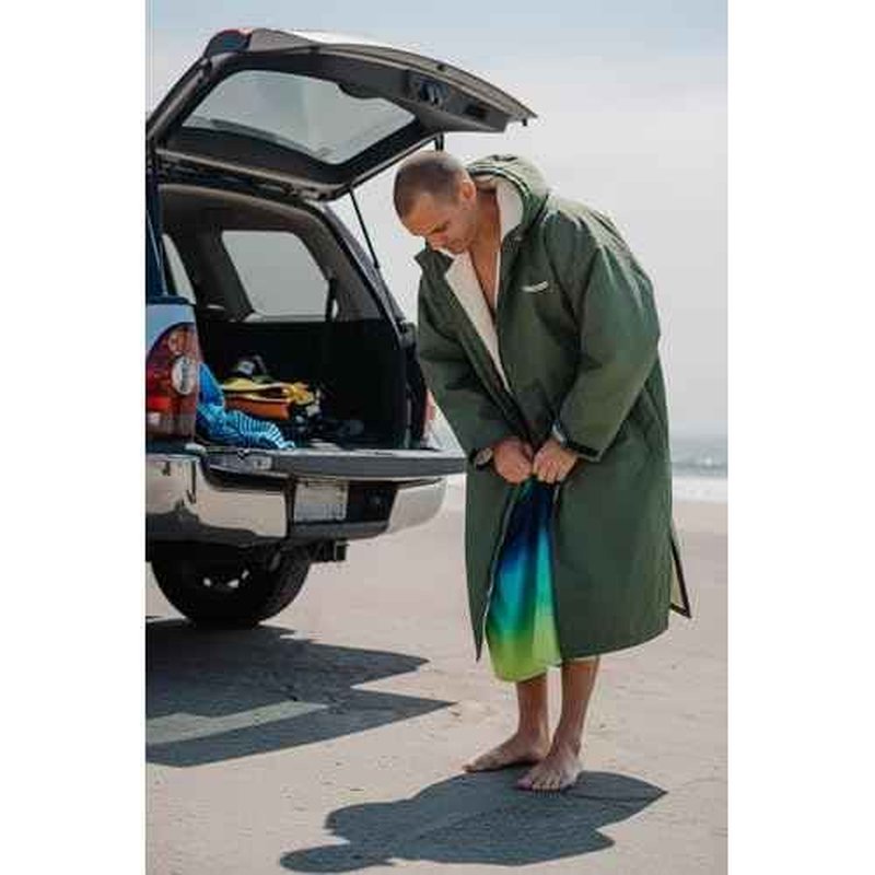 Owntop Swim Parka Surf Poncho for Kids Youth and Adult, Unisex Oversized Bat Wing Hooded Changing Robe Windproof Waterproof