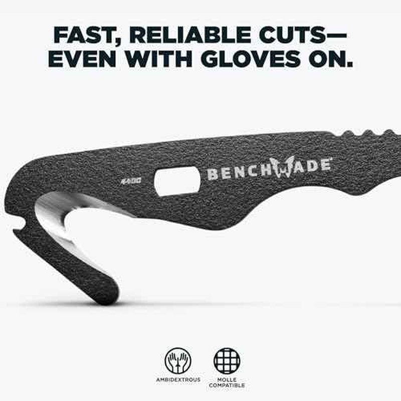 Benchmade Medical Rescue Hook with Oxygen Wrench, Syringe Popper, and Black Soft Sheath