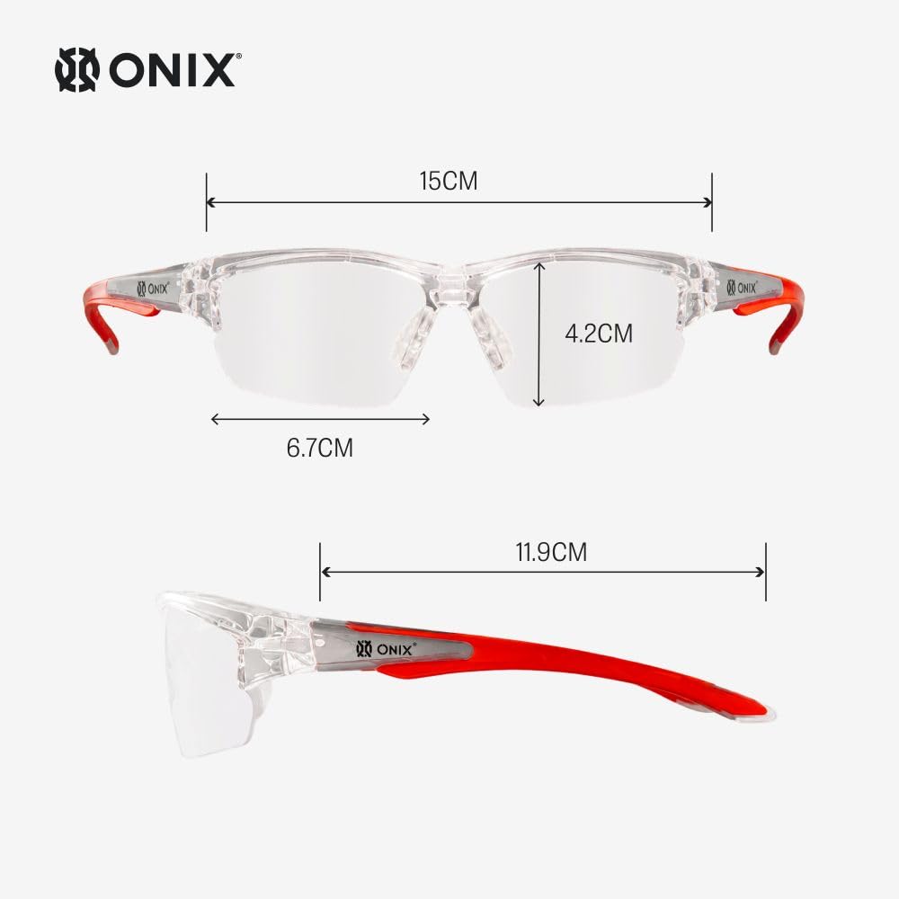 ONIX Pickleball Owl Protective Comfortable Secure Soft and NonSlip Eyewear Modern and Lightweight Design