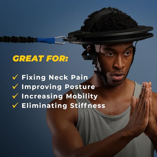 Iron Neck – Advanced Neck Strength Training Device and Rehabilitation Machine - Perform Neck Exercises and Stretches to Relieve Back and Neck Pain, Reduce Concussion Risk, and Improve Posture