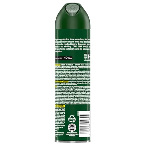 OFF! Deep Woods Insect Repellent Aerosol, Bug Spray with Long Lasting Protection from Mosquitoes, 9 oz