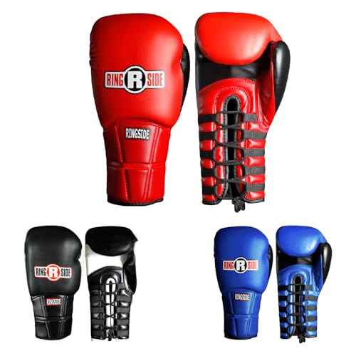 Ringside IMF Tech Super Bag Boxing MMA Training Sparring Gloves Red 10-Ounce