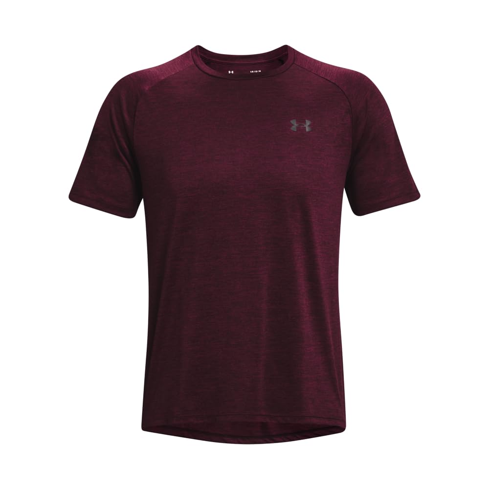 Under Armour Men's Tech 2.0 Short-Sleeve T-Shirt, (603) Dark Maroon / / Black, Large
