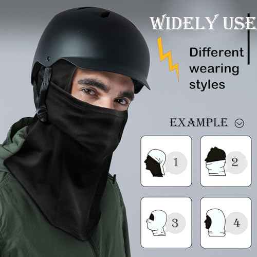 Balaclava Ski Mask for Men Women, Winter Face Mask Windproof Motorcycle Mask Thermal Fleece Full Face Hood