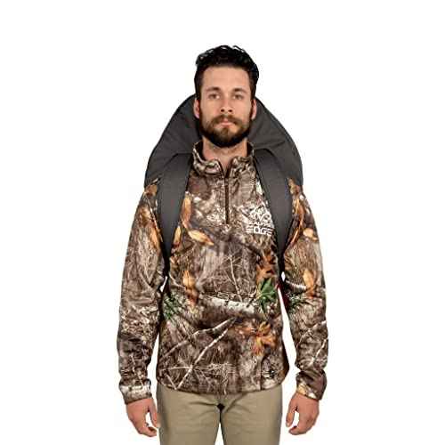 Allen Company Titan Krait Crossbow Case - Soft-Shell Design - Fits Scoped Narrow Limb Crossbows - Oversized Pockets for Bolts, Quivers, and More - Gray/Red - 37" x 19.5"