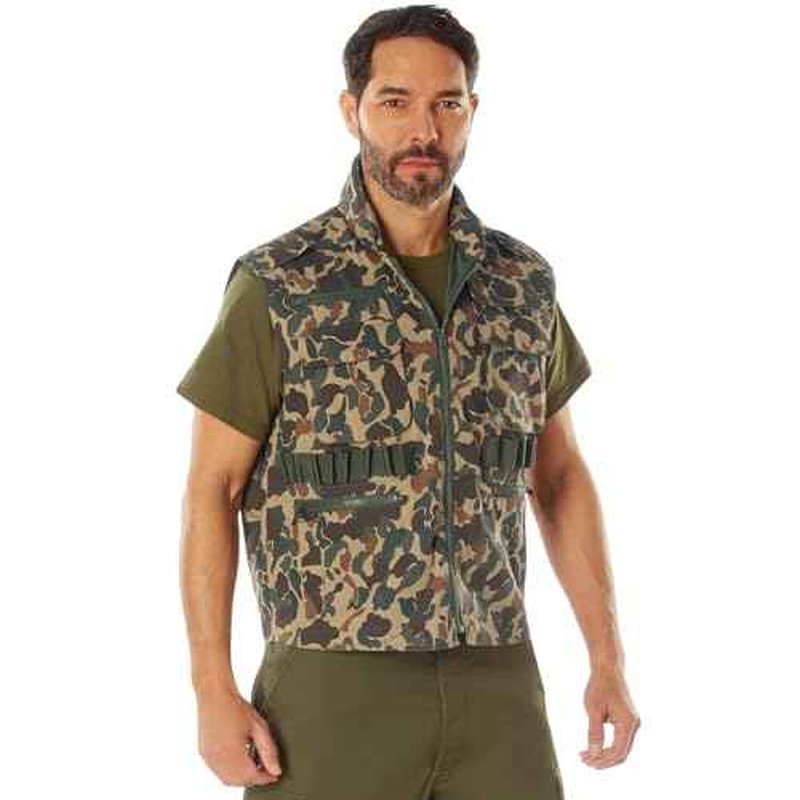 Rothco X Bear Archery Fred Bear Camo Ranger Vest ? Tactical Vest with 10 Utility Pockets - Medium