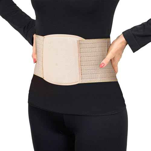 Umbilical Hernia Belt with Compression Pad - Abdominal Support for Men and Women, Ideal for Various Hernias and Post-Surgery Recovery