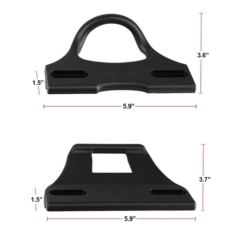 Ibera PakRak Rear Carrier Adaptor - Convert Your Regular Bike Rack to PakRak Compatible - Easy Installation and Versatile Cargo Options