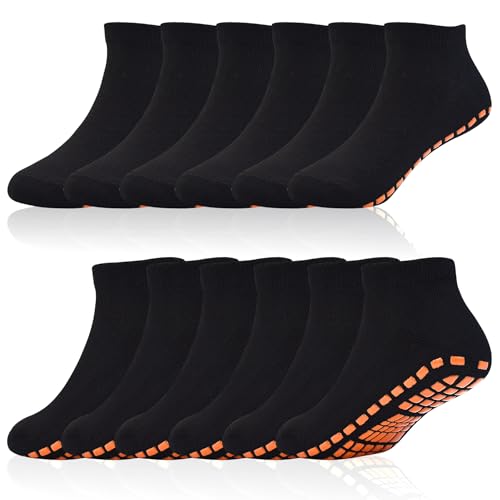 SkiBeaut Kid Trampolines Socks Ankle Grips Non Slip Child Socks for Boys Girls 2-5/6-9/10-13 Years