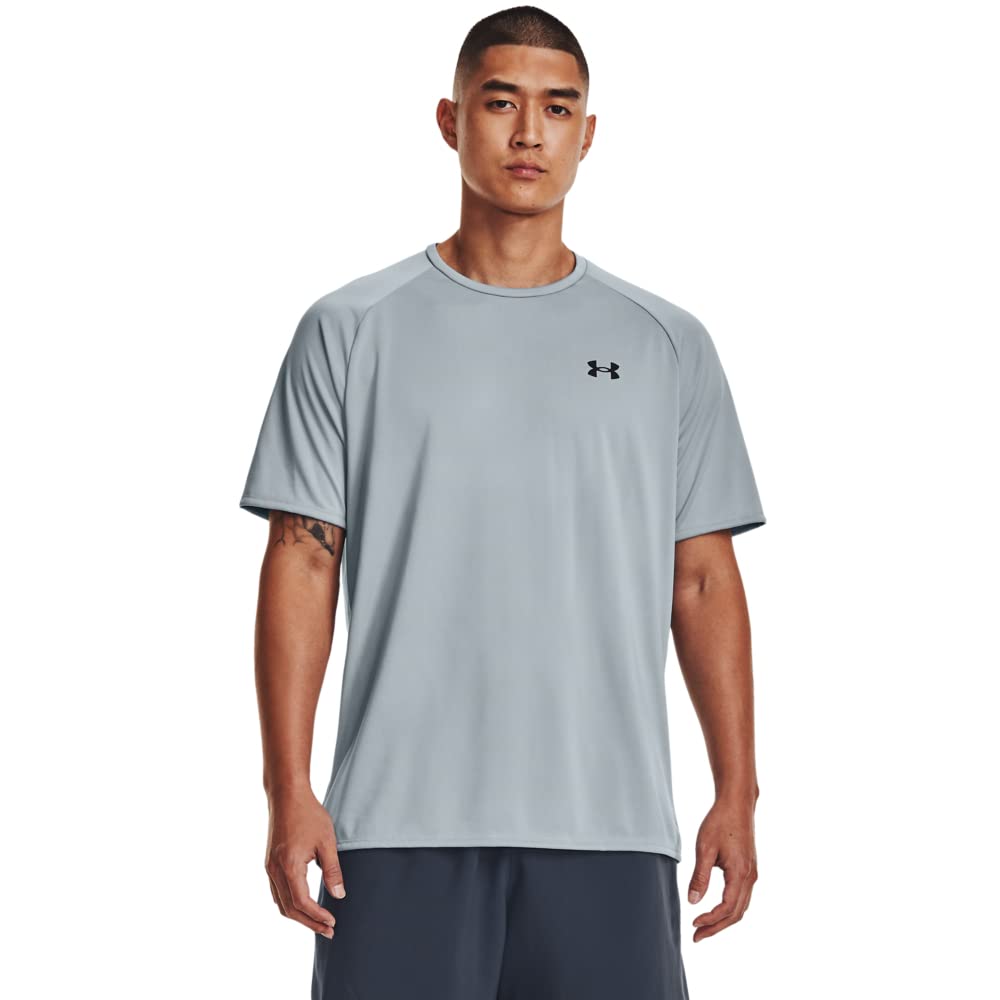 Under Armour Men's Tech 2.0 Short-Sleeve T-Shirt, (465) Harbor Blue / / Black, 3X-Large Tall