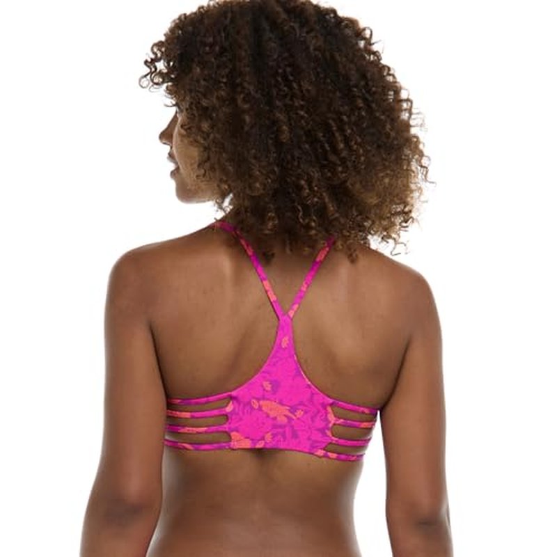 Body Glove Women's Alani Strappy Back Halter Bikini Top Swimsuit