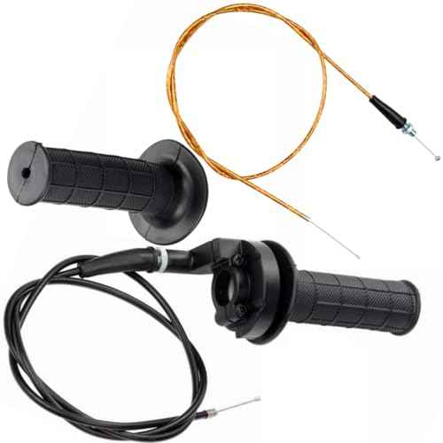 22mm 7/8" Twist Throttle fit Coleman Powersports 196cc CT200U CT200U-EX Trail 200 & Baja Mb165 Mb200 SSR125 Mini Dirt Bike 50-125cc Pit Bike/ATV Quad(50 inch)