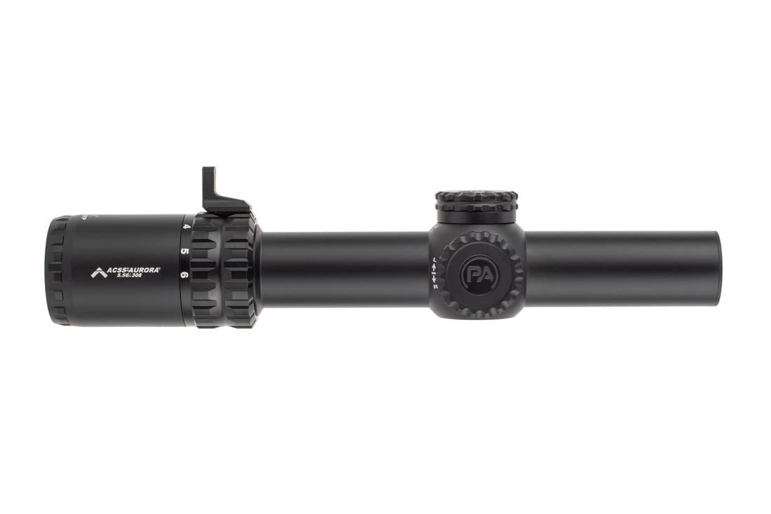 Primary Arms SLX 1-6x24 Second Focal Plane Gen IV Rifle Scope - Illuminated ACSS Aurora 5.56-Yard Reticle