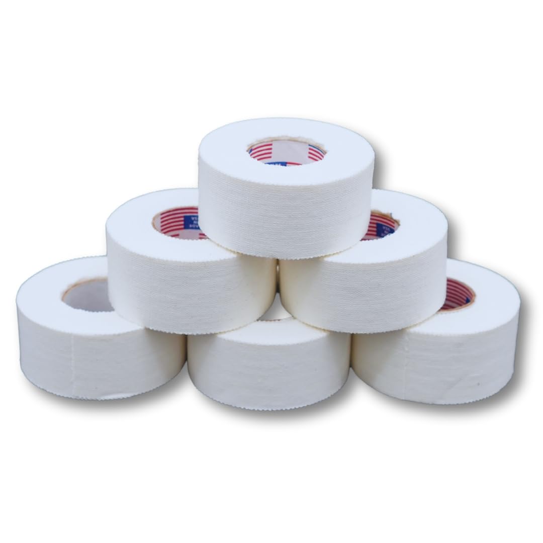 SHIELD Combat Tape 1" Inch x 10 Yards, 6 Pack, White