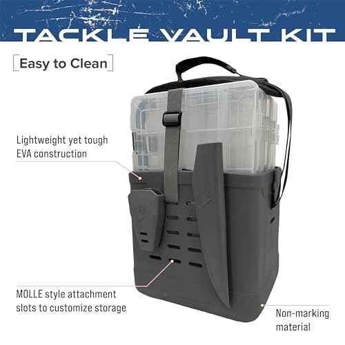 FROGG TOGGS EVA Tackle Vault, Lightweight, Customizable Fishing Tackle Bag