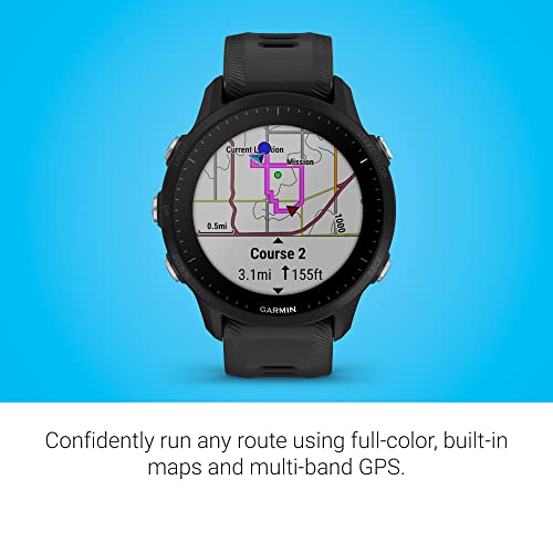 Garmin Forerunner® 955, GPS Running Smartwatch, Tailored to Triathletes, Long-Lasting Battery, Black & HRM-PRO, Premium Heart Rate Strap, Real-Time Heart Rate Data and Running Dynamics, 010-12955-00