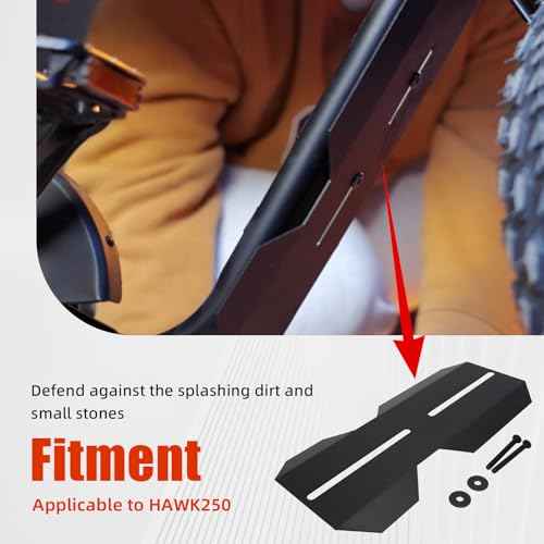 Middle Fender for Ebike,Central Mudguard Mud Guard for Electric Bike Ridstar Q20/Super 73 S1 S2 RX Z1