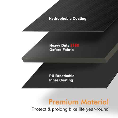 Bike Cover Waterproof Outdoor, Bicycle Cover Outdoor Storage Waterproof Protect from Rain Dust UV for Ebike Electric Bike Mountain Road Bike (XL for 1 Bike)