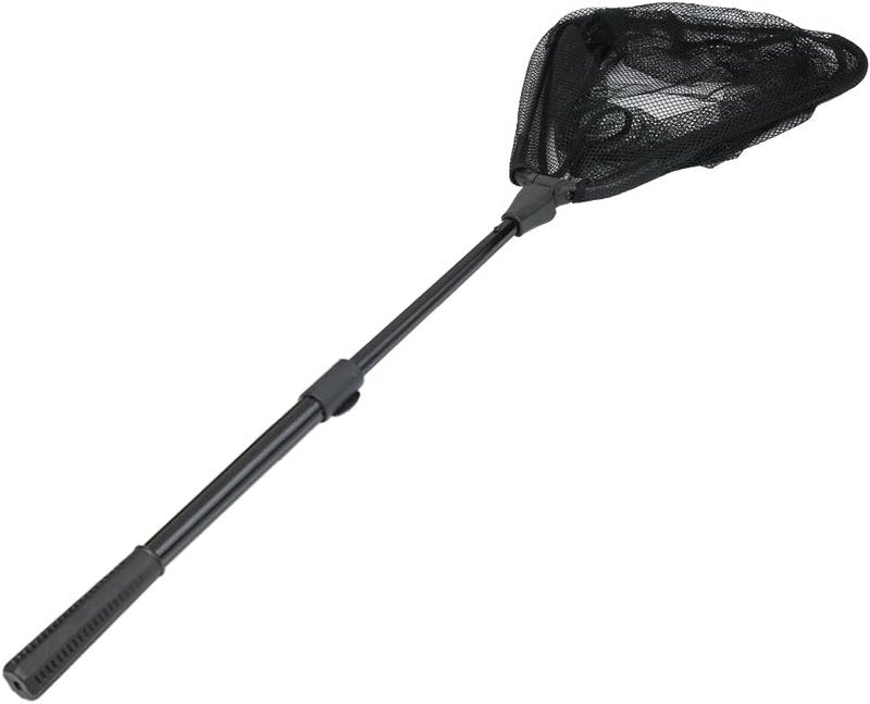 Fishing Landing Net with Telescoping Pole Handle - Extendable 40-63 Inches for Freshwater Fishing