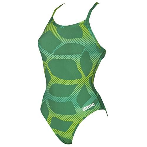 ARENA Womens Tropicals One Piece Light Drop Back Swimsuit Athletic Ladies Swimwear for Swimming