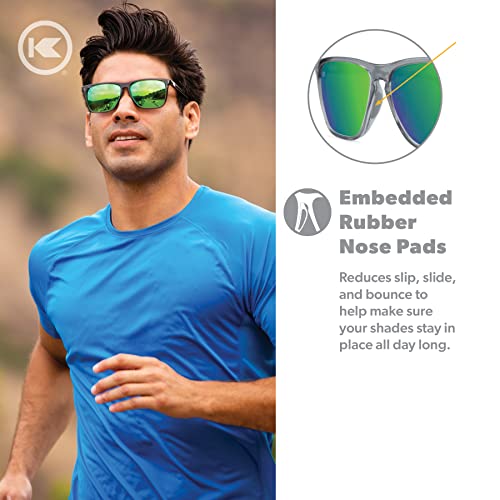 Knockaround Fast Lanes Sport - Polarized Running Sunglasses for Women & Men - Impact Resistant Lenses & Full UV400 Protection