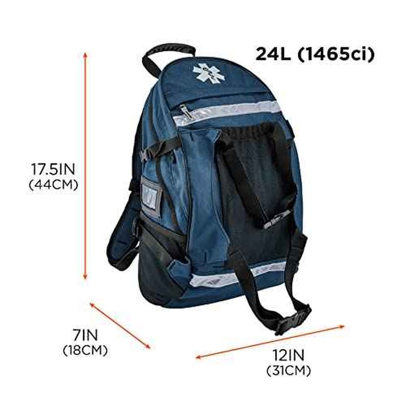 Ergodyne - 13487 Arsenal 5243 Medic First Responder Trauma Backpack Jump Bag, Blue
