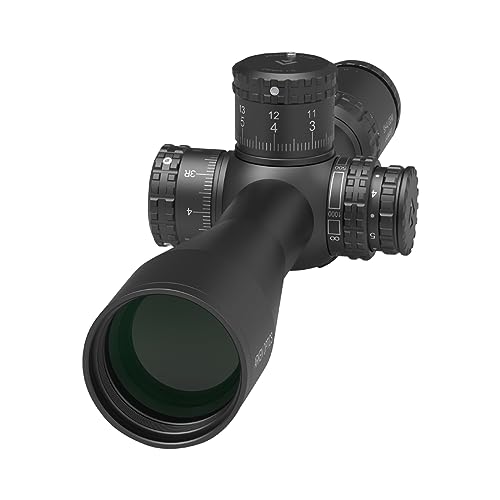 Arken Optics SH4J 6-24X50 Rifle Scope FFP MIL VHR Illuminated Reticle with Zero Stop - 34mm Tube