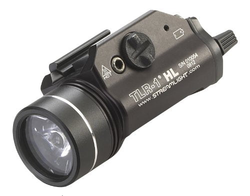 Streamlight 69262 TLR-1 HL 1000-Lumen Weapon Mounted Light with Long Gun Kit, Includes Safe Off Remote and Standard Switches, Remote Pressure Switch, Mounting Clips, Black