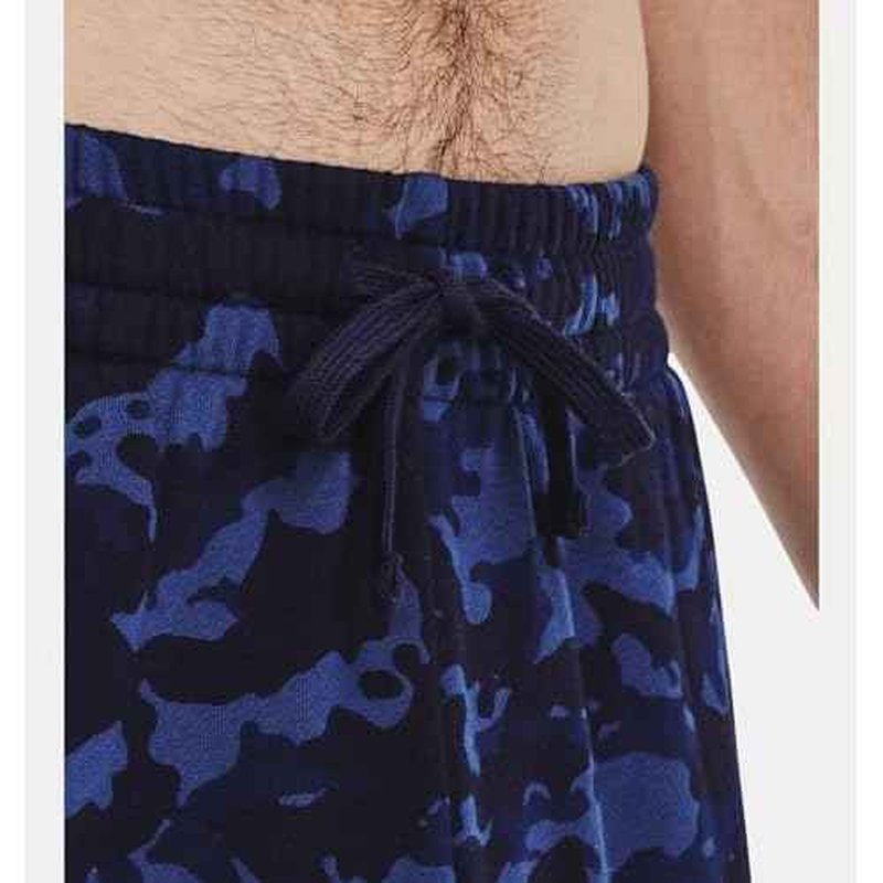Under Armour Men's UA Rival Fleece Camo Joggers Pants (US, Alpha, 3X-Large, Regular, Regular, Midnight Navy/White - 410)