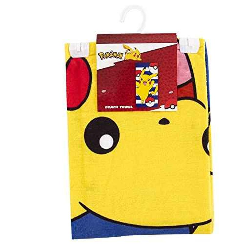 Northwest Pok?mon Beach Towel ? Pikachu and Pok? Ball Design ? 30 x 60 Inch Soft and Absorbent Towel for Bath, Pool, or Beach