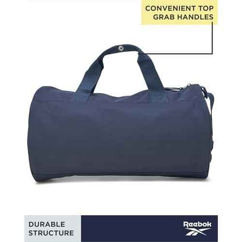 Reebok Duffle Bag - Carry On Gym Bag for Workout and Travel Duffel Bags - Small Size Overnight Bags for Women and Men, Easton Blue