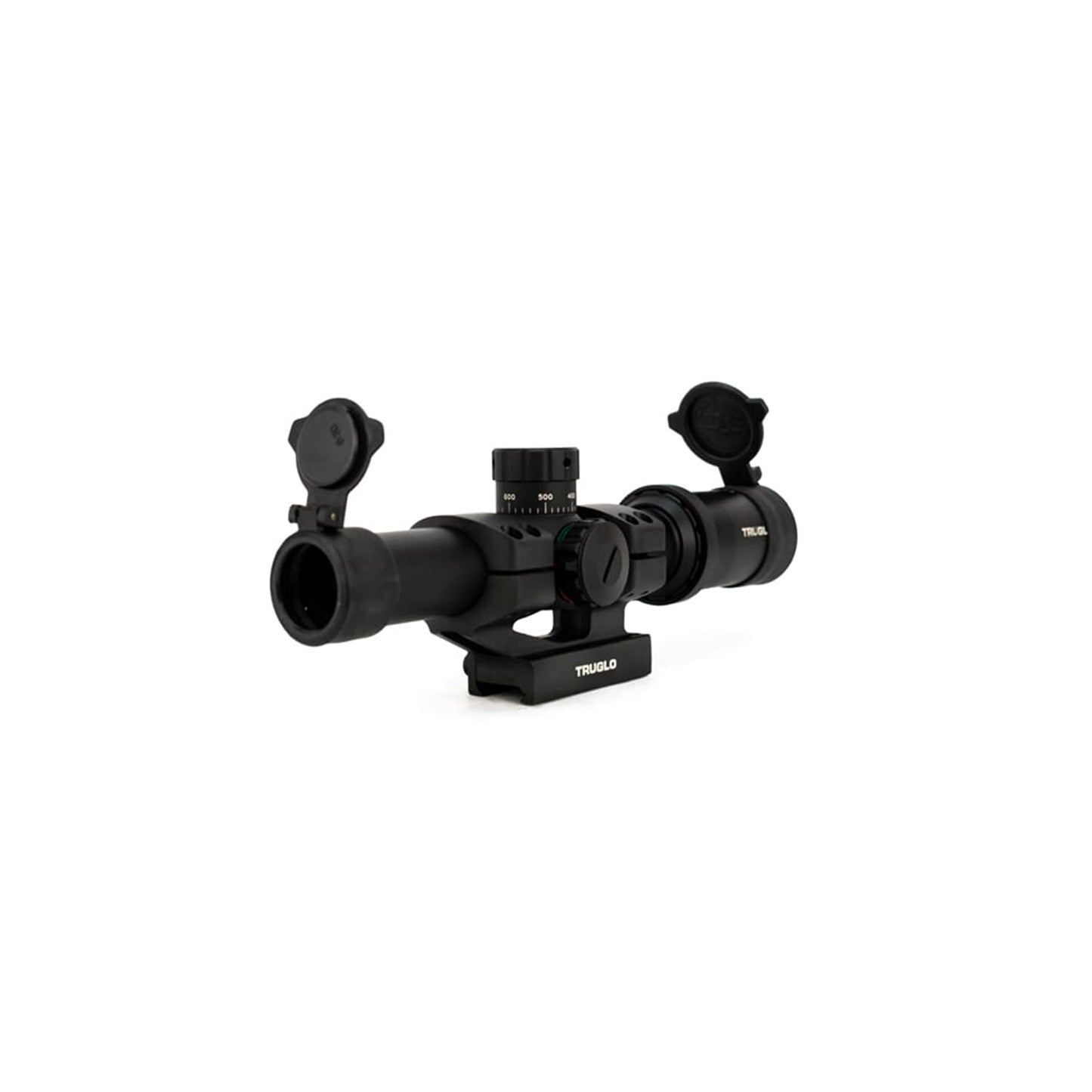 TRUGLO Tru-Brite 30 Series 1-6 x 24mm Tactical Hunting Shooting Durable Waterproof Fogproof Shock Resistant 30mm Aluminum Tube Dual-Color Illuminated Reticle Riflescope Flip-Up Lens Caps Included
