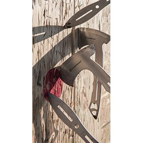 Smith & Wesson Bullseye Throwing Products with Full Tang Stainless Steel Design and Protective Nylon Sheaths for Recreation and Competition