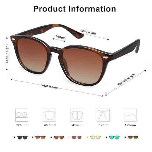 SOJOS Retro Kids Square Polarized Sunglasses for Girls Boys Age 3-10 UV400 Protection De Sol Gafas SK5616