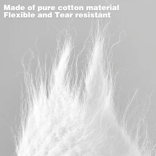 Compressed Towels Travel Size | Hypoallergenic Cotton Wet Wipes for Sensitive Skin | Unscented Face & Body Cleansing Cloths for Adults & Baby | Portable Gym Camping Makeup (White-120, M)