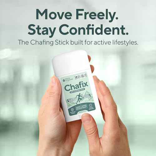 Marie Originals Chafix Anti Chafing Stick ? 2.5oz | Plant-Based Anti Chafe Stick with Shea Butter, Arrowroot & Tea Tree | Sweat & Water Resistant, No White Residue, Non Greasy Thigh Rub Protection